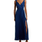 Aqua Pleated Guest Dress Exclusive
