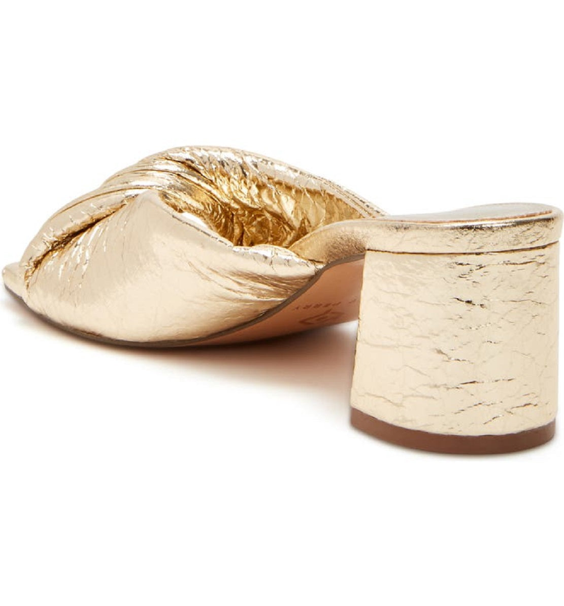 केटी पेरी वीमेन द ट्यूलिप्ड ट्विस्टेड सैंडल येलो साइज़ 8.5