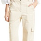 TWP Izzy Stretch Cotton Cargo Pants in Khaki , Size 12