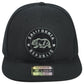 Leader California Republic Cali State Bear USA Black Snapback Flat Bill Hat Cap