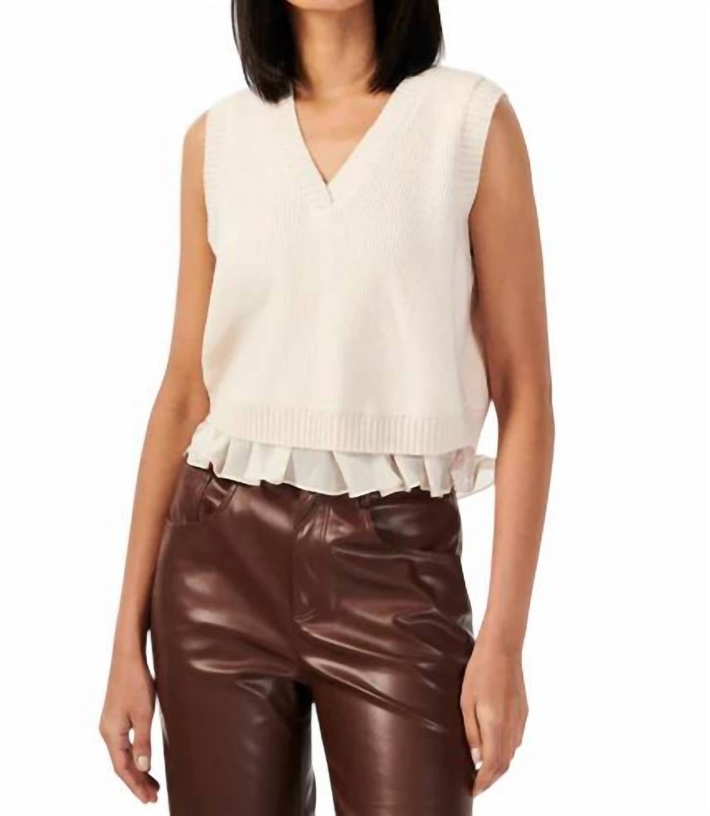 Cami Nyc - Irai Cropped Sweater Vest