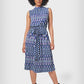 Leota Women's Sleeveless Mindy Dress in Retro Crystal Blue