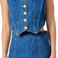 2.7 August Apparel - Keepin' It Classy Denim Vest