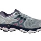 Mizuno महिलाओं के वेव हॉरिजन 3 रनिंग शू क्वेरी/सिल्वर साइज़ 6.5 B(M) US