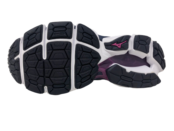 Mizuno महिलाओं के वेव हॉरिजन 3 रनिंग शू क्वेरी/सिल्वर साइज़ 6.5 B(M) US