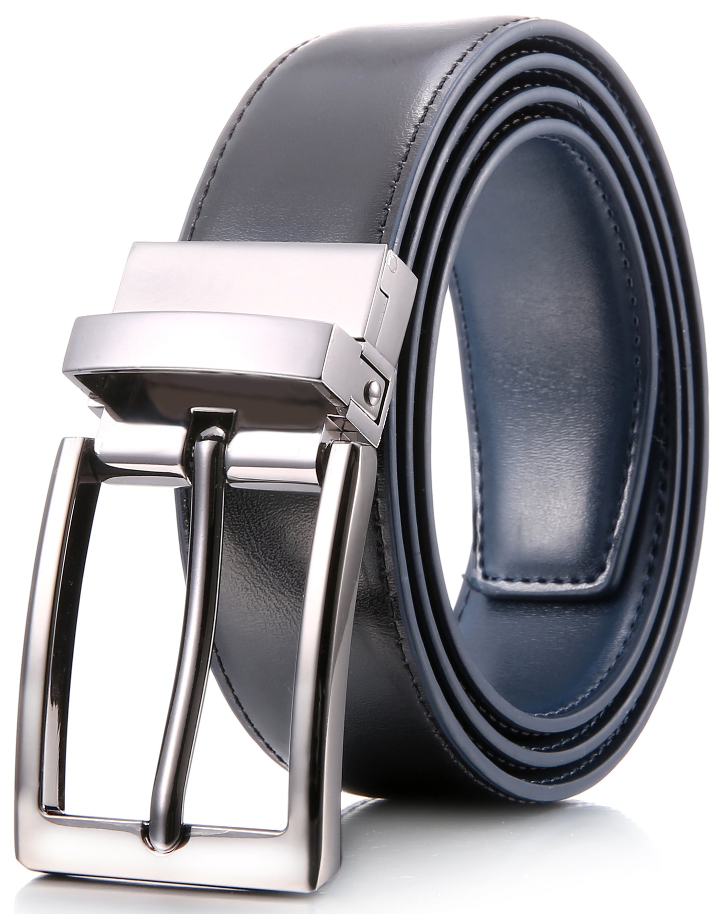 Mio Marino Men's Reversible Leather Belt Brown Size 32