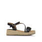 Mara Mare Women's Black Platform Sandals
