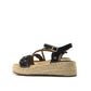 Mara Mare Women's Black Platform Sandals