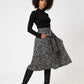 Leota Women's  Mindy Skirt in Graphic Gardenia White