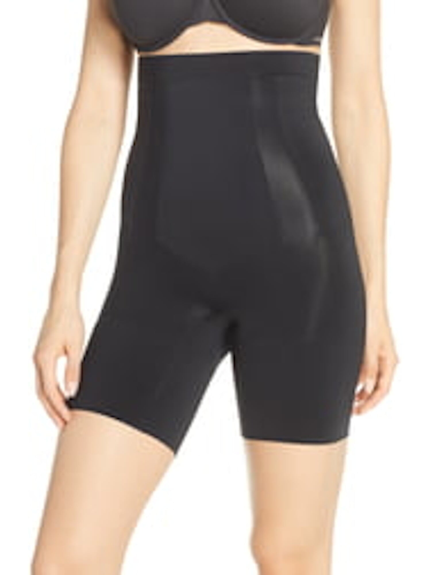 oncore-womens-high-waisted-black-mid-thigh-short-size-medium