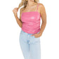 Buddylove - Jolie Vegan Leather Cropped Tank Top