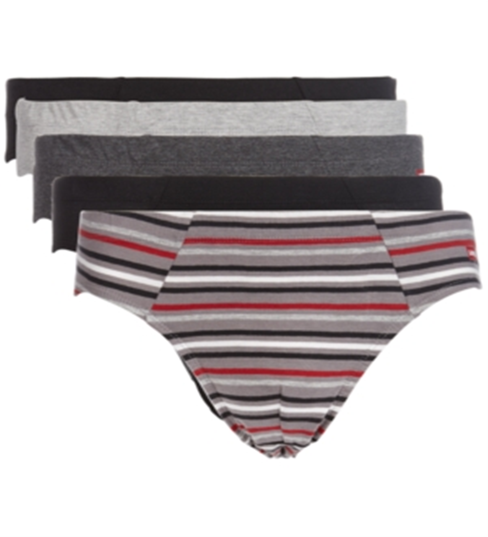 Levi's Men's 5 Pk Briefs Black Size M