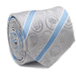 Cufflinks Inc. Men's Marvel Comics Stripe Silk Tie Gray Size Regular