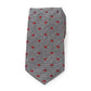 Cufflinks Inc. Men's Herringbone Hearts Linen Tie Black Regular