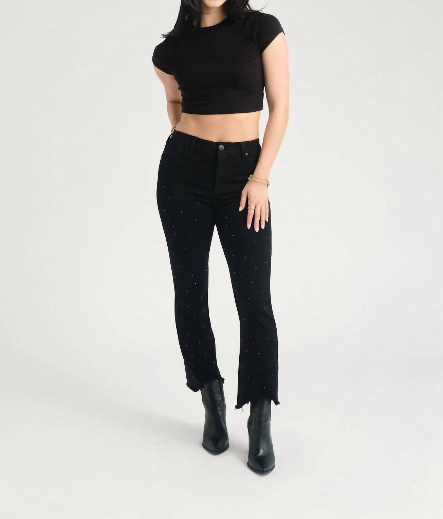 1822 Denim - Demi Bootcut Jean With Crystals
