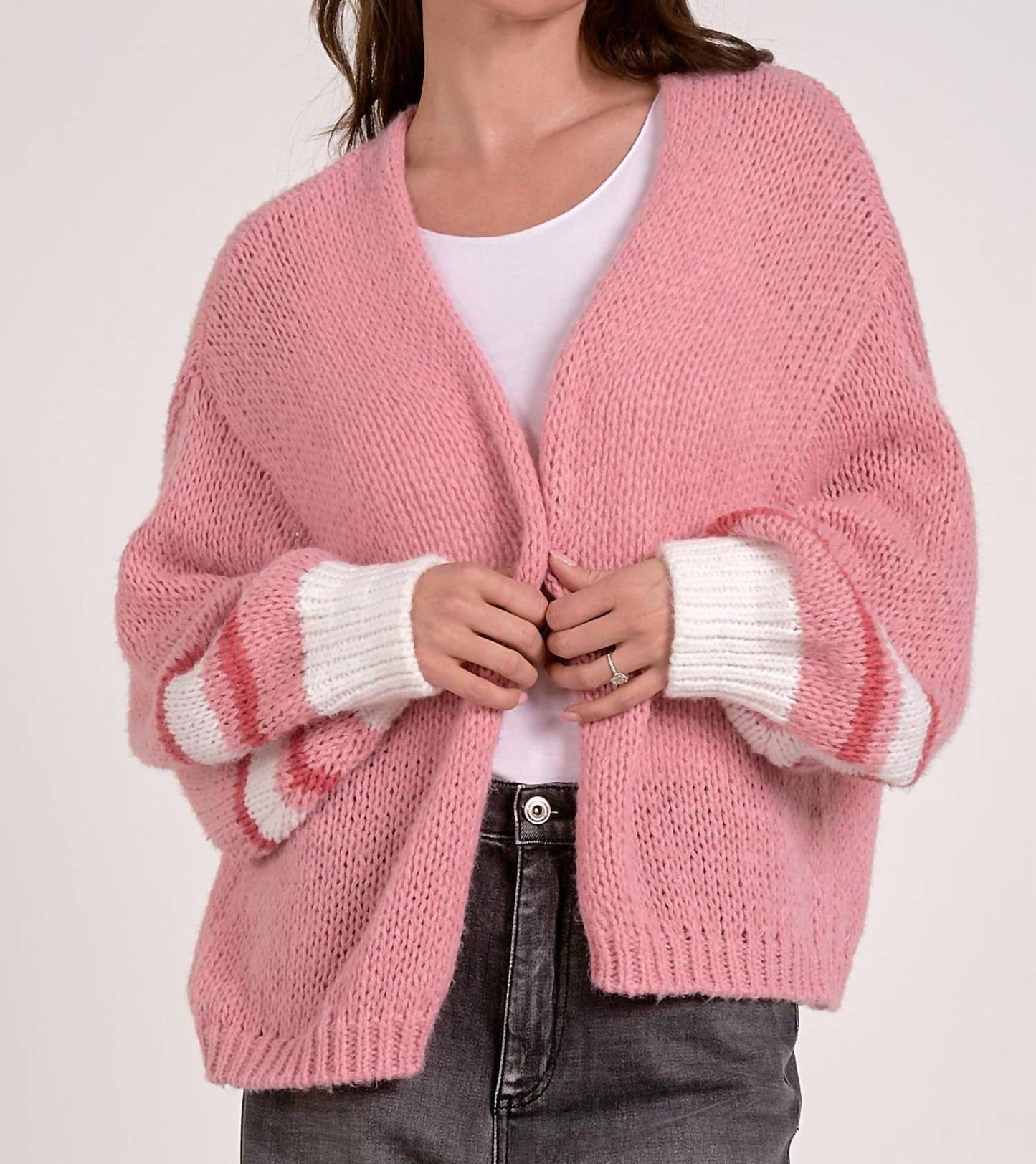 Elan - Spring Loose Knit Cardigan