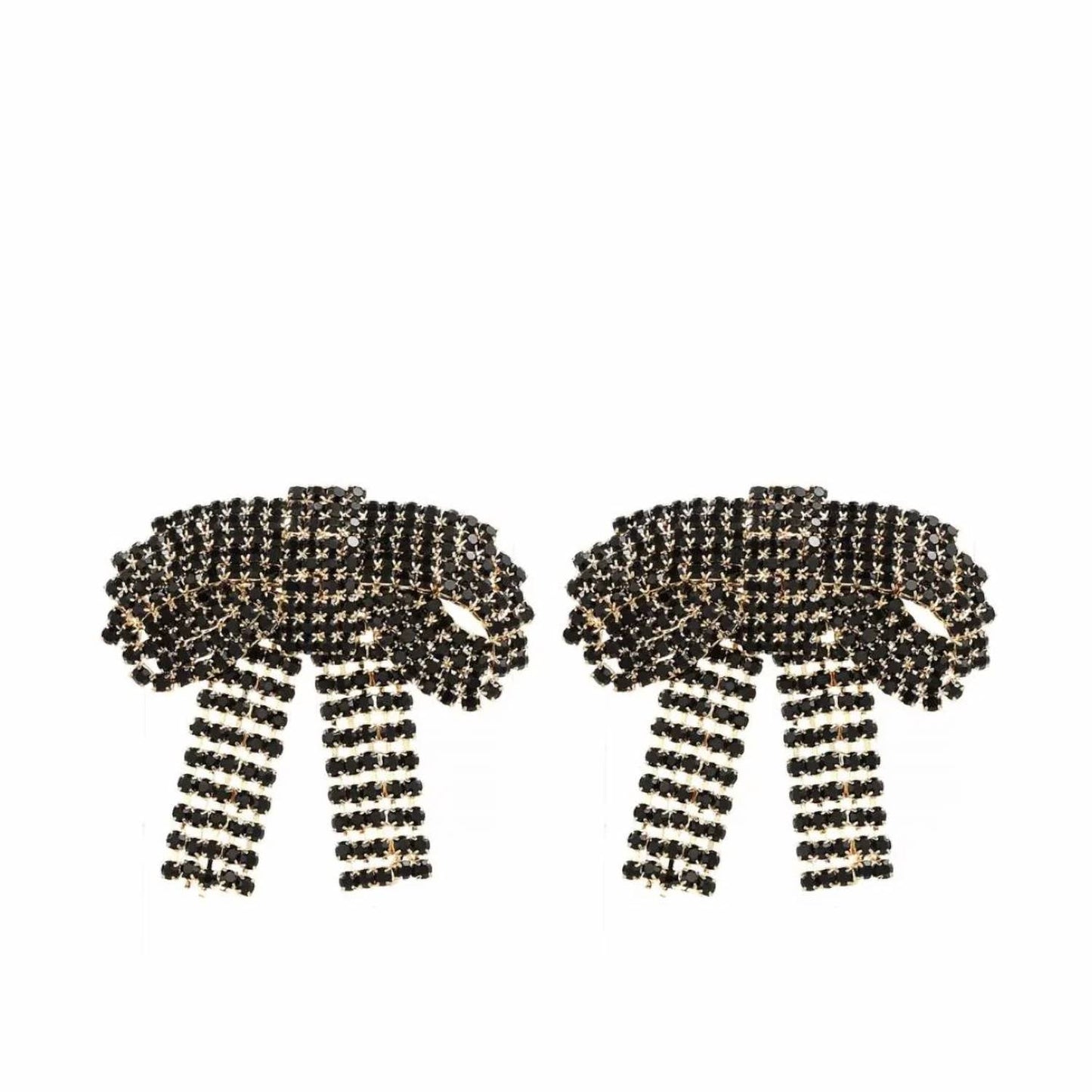 Accessory Concierge - Gemstone Bow Earrings