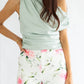 2.7 August Apparel - Marsy Rose Print Shorts