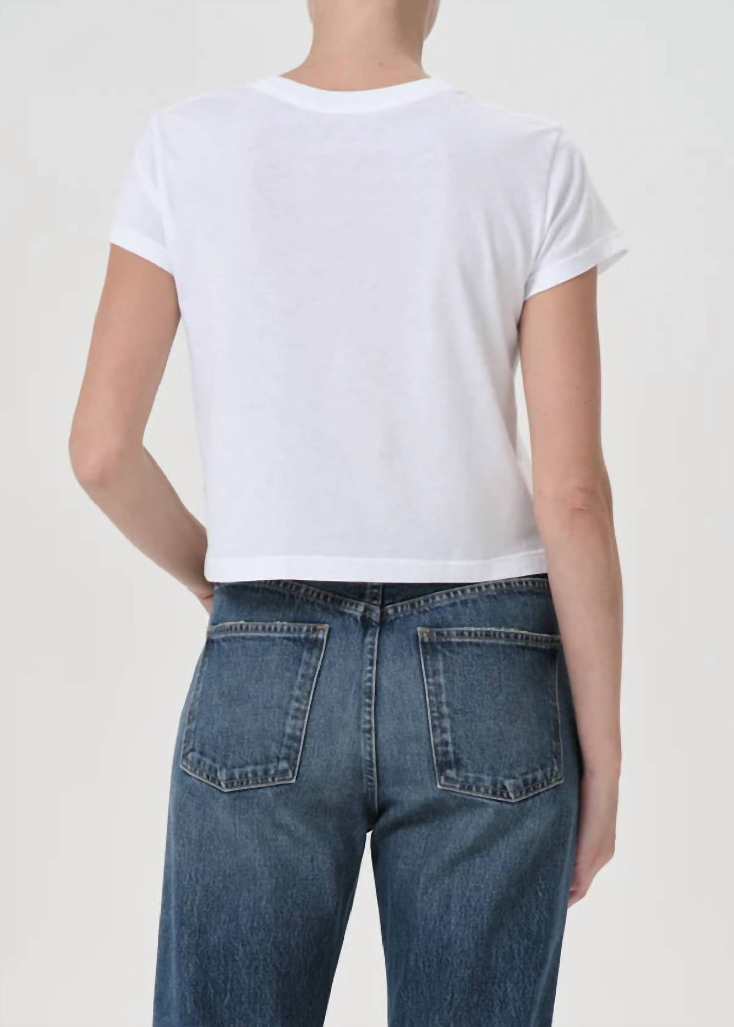 Agolde - Adine Shrunken Crewneck Tee