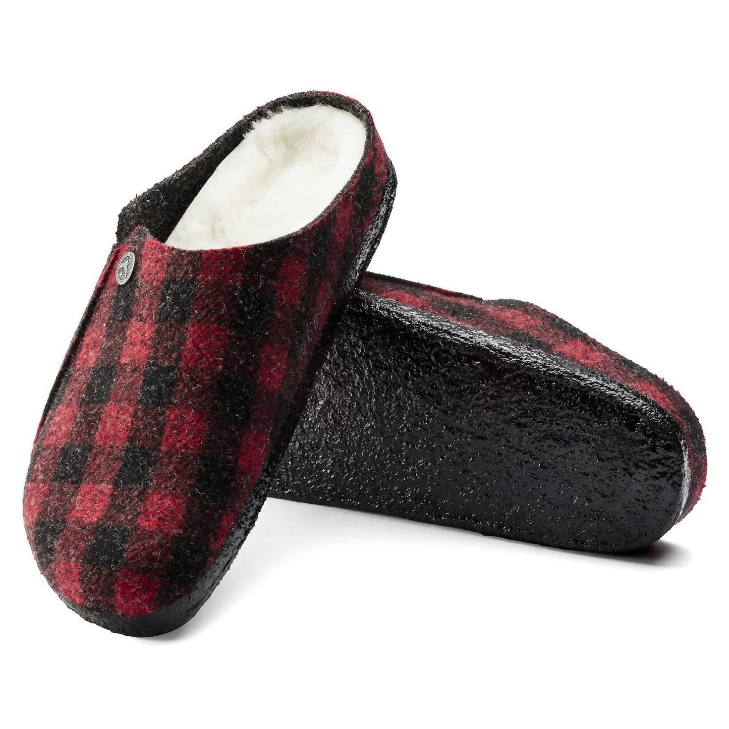 बर्केनस्टॉक - पुरुषों के ज़ेरमैट शीयरलिंग स्लिपर
