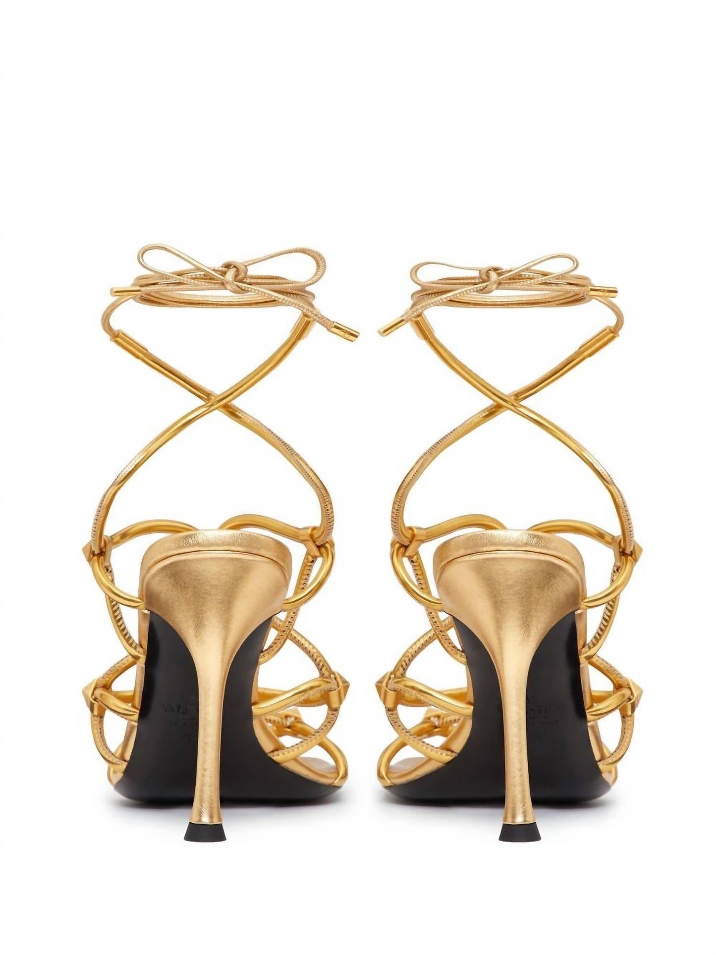 Valentino Garavani - Rockstud Lace Up Sandals