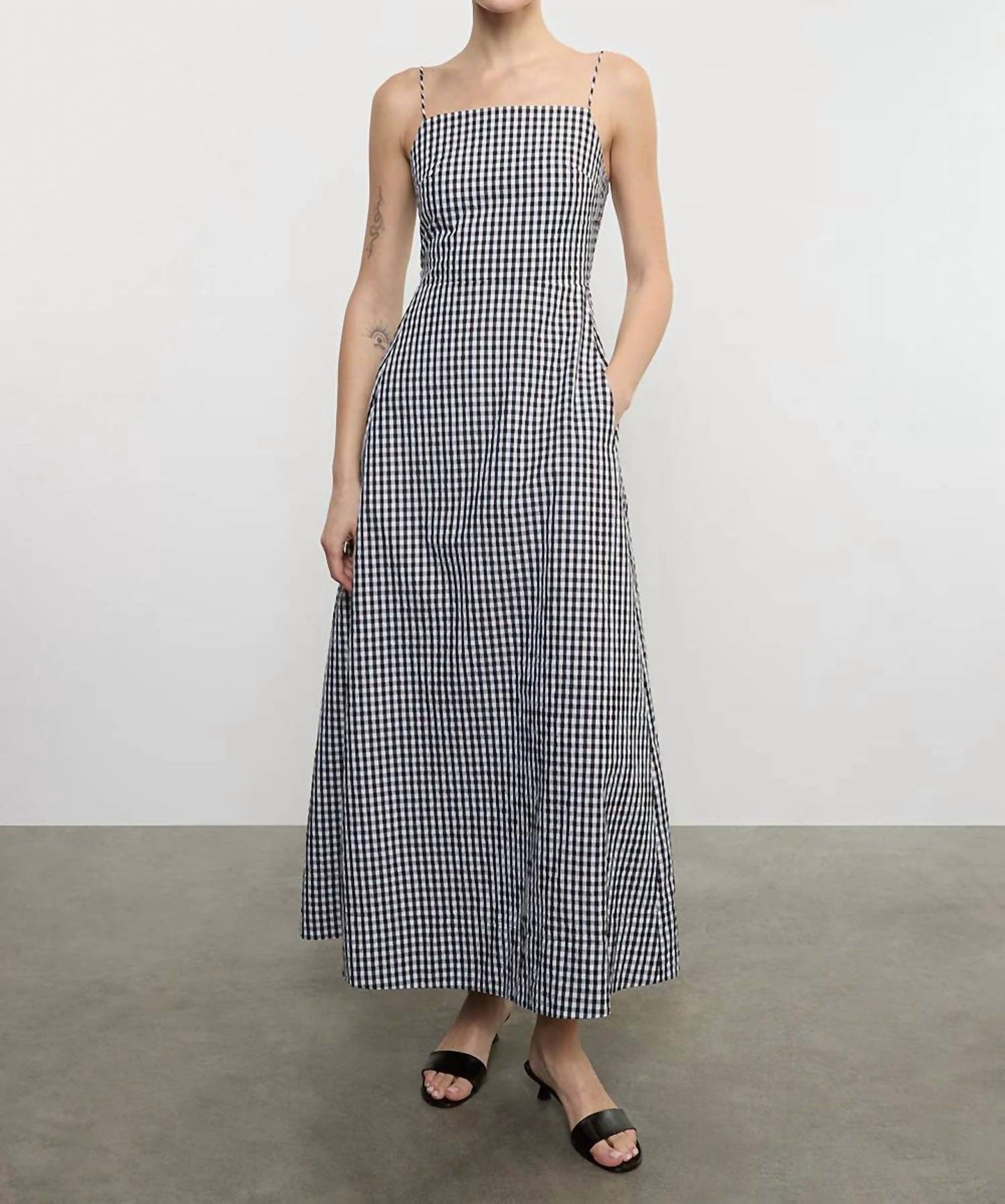 Enza Costa - Textured Gingham Dress