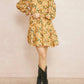 Entro - Floral Print Smocked Dress