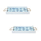 Wooden Tie-Dye Design Tray (Set of 2)