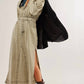 Free People - Mad Love Denim V-neck Midi Dress