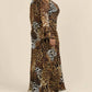 Fashion Szn Curve - Ruffle Leopard Print Maxi Dress - Plus