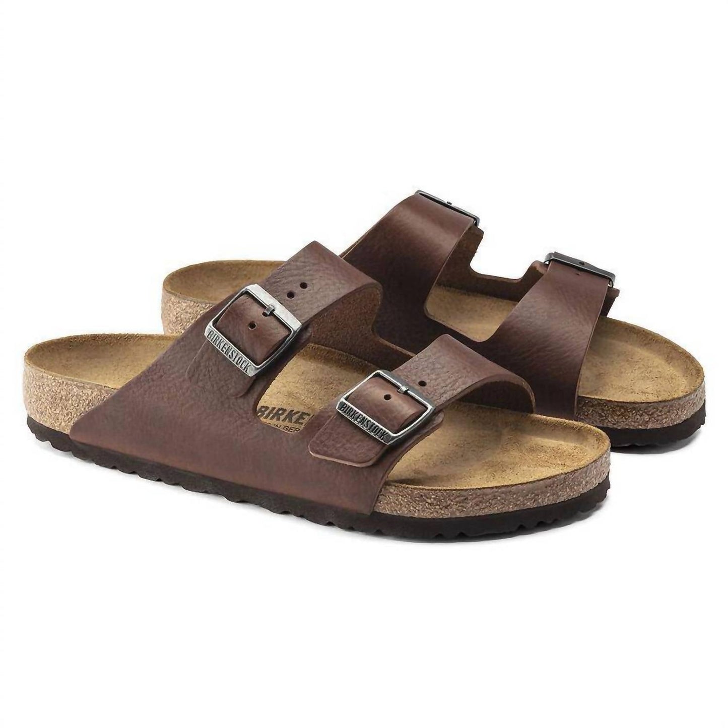 Birkenstock - पुरुषों के लिए एरिज़ोना रोस्ट हार्ड फुट बेड सैंडल