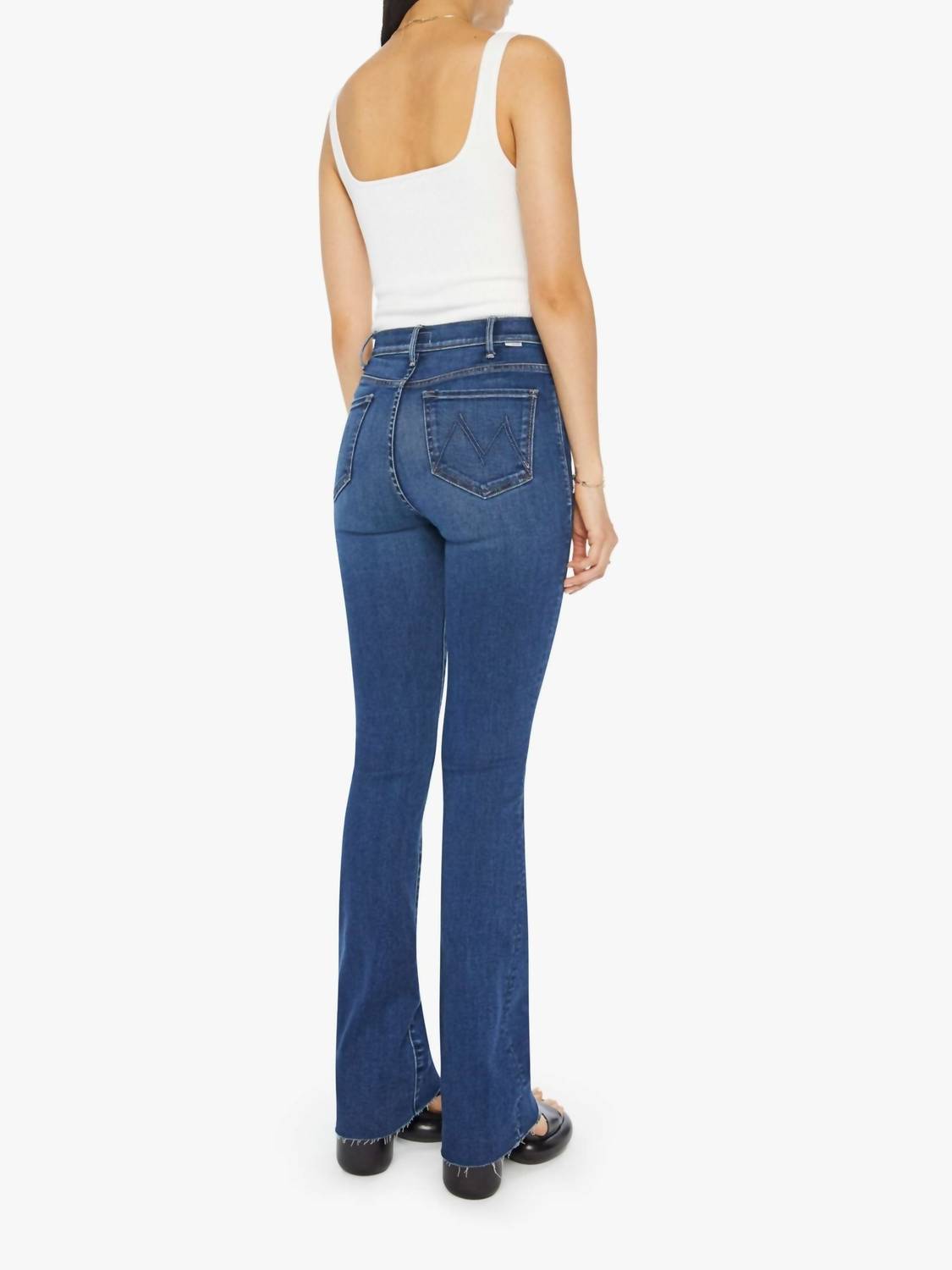 Mother - Hustler Heel Fray Jean