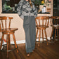 Aaron & Amber - Warm Plaid Pullover Cardigan