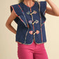 &Merci - Quilted Toggle Detailed Vest