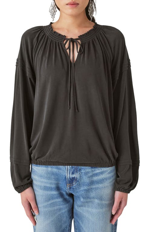 lucky-brand-womens-sandwashed-blouson-top-jet-black
