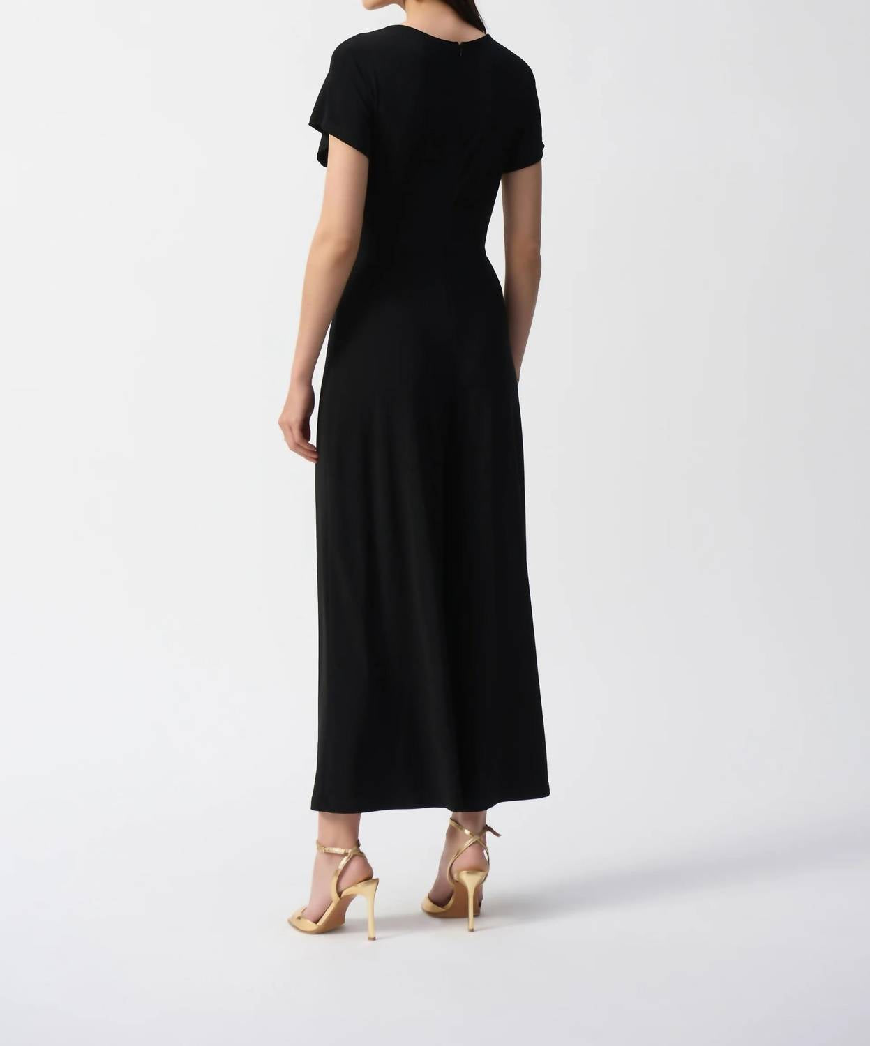 Joseph Ribkoff - Cowl Neck Wrap Front Jumpsuit