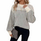 1 The Woman - Fireside Filagree Sweater