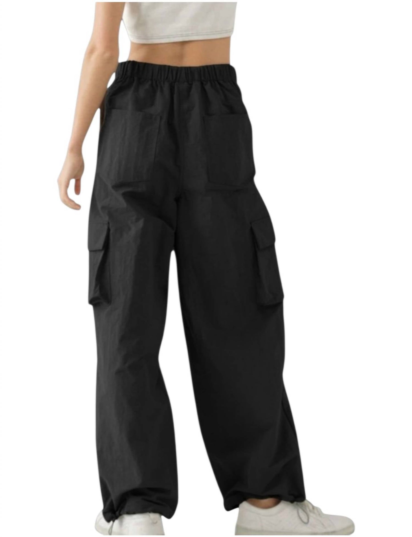 Aaron & Amber - Nylon Cargo Pants