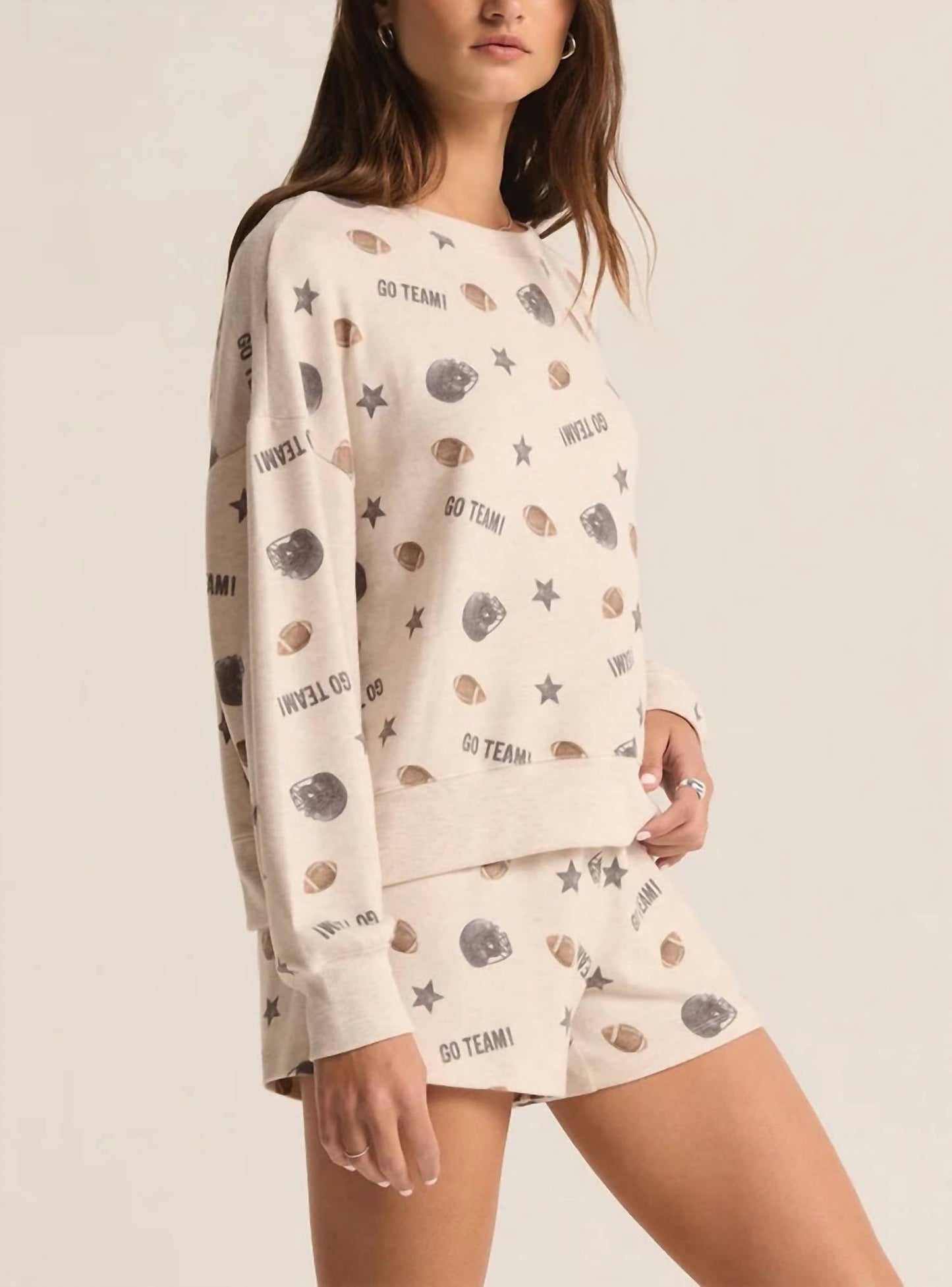 Z Supply - Football Star Long Sleeve Top