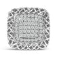 Sterling Silver 1.0 Cttw Diamond Celtic Knot Cocktail Ring