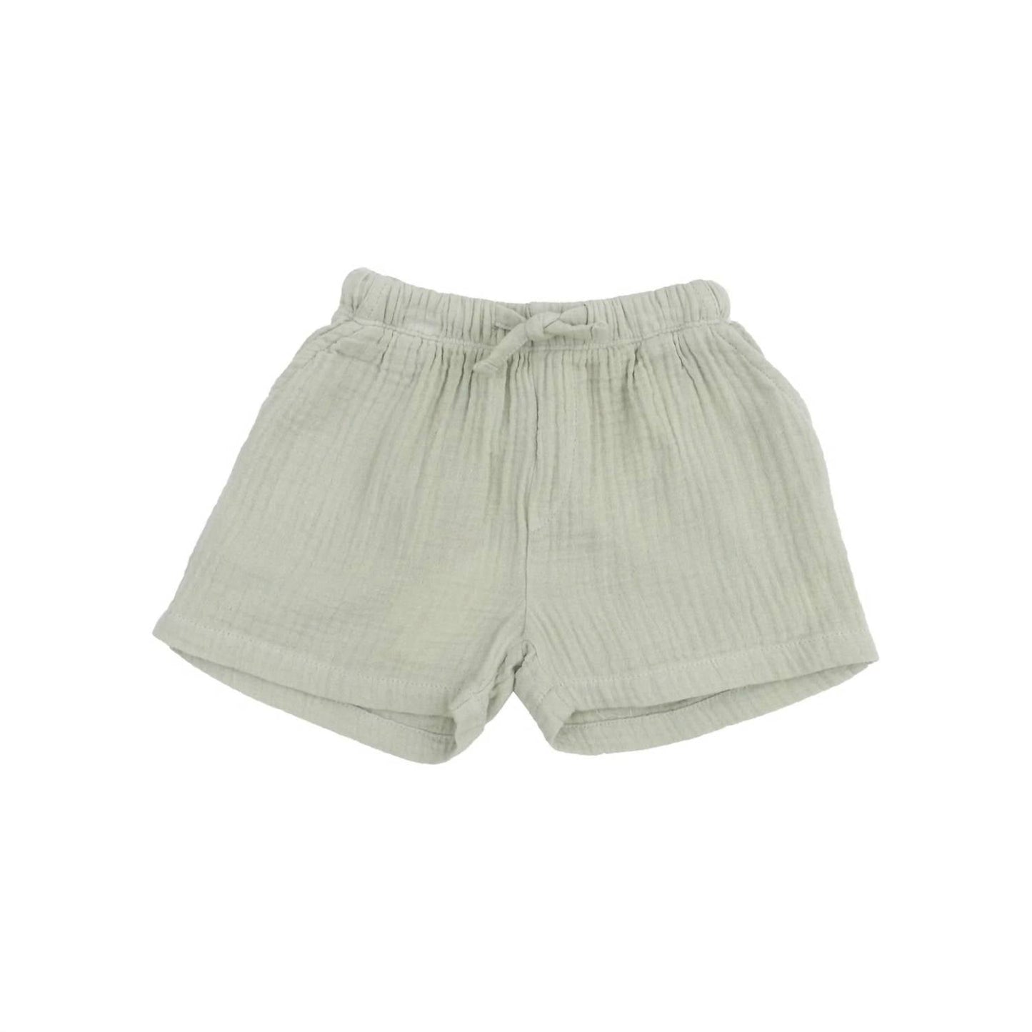 Angel Dear - Boy's Henley With Pocket And Muslin Short