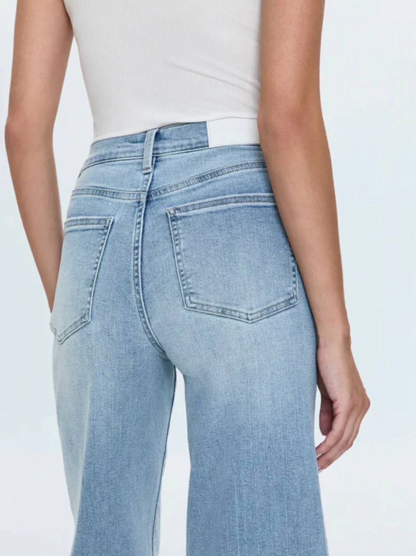 Pistola - Izzy Mid Rise Wide Leg Crop Jean