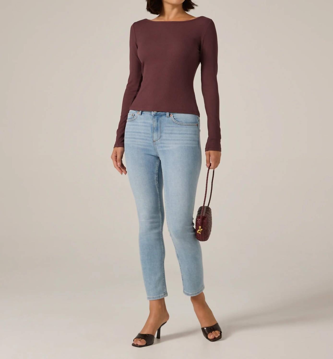 7Diamonds - Modal Ribbed Boatneck Top