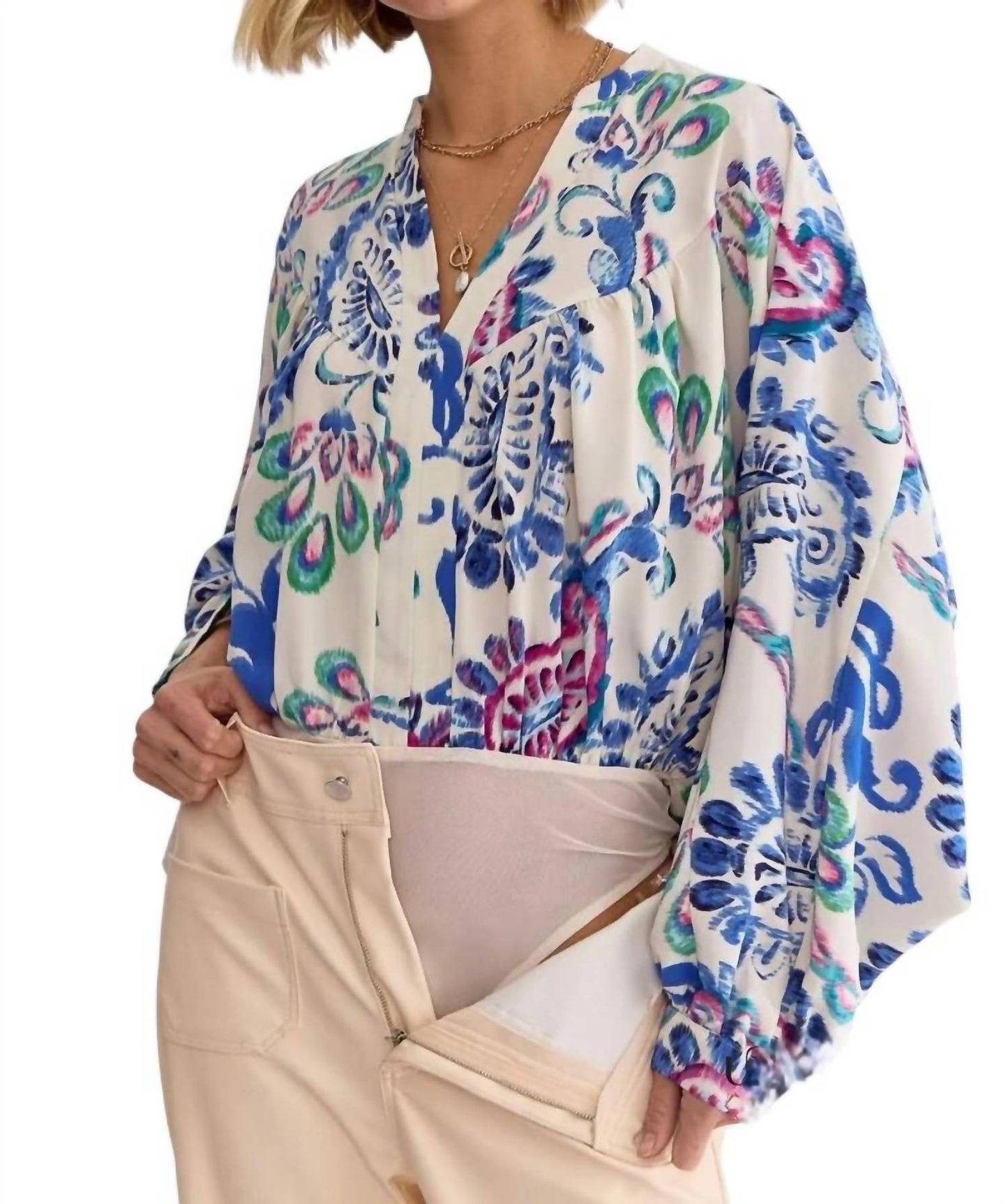 Entro - Ansley Draped Back Bodysuit