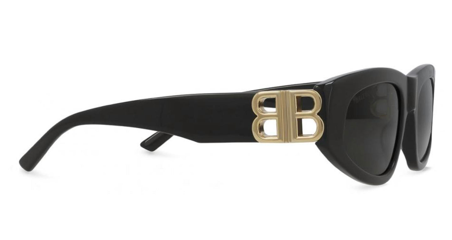 Balenciaga - अंडाकार गैर-ध्रुवीकृत धूप का चश्मा - Bb95s - 001