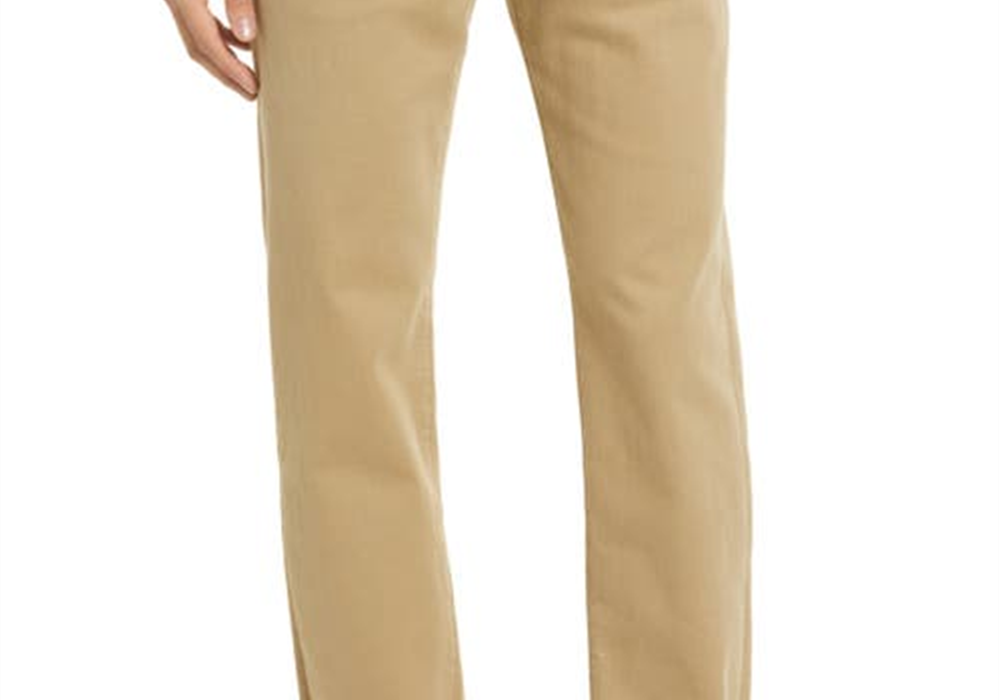 Mavi Jeans Zach Straight Leg Twill Pants In British Khaki Newport Size 36 X 30