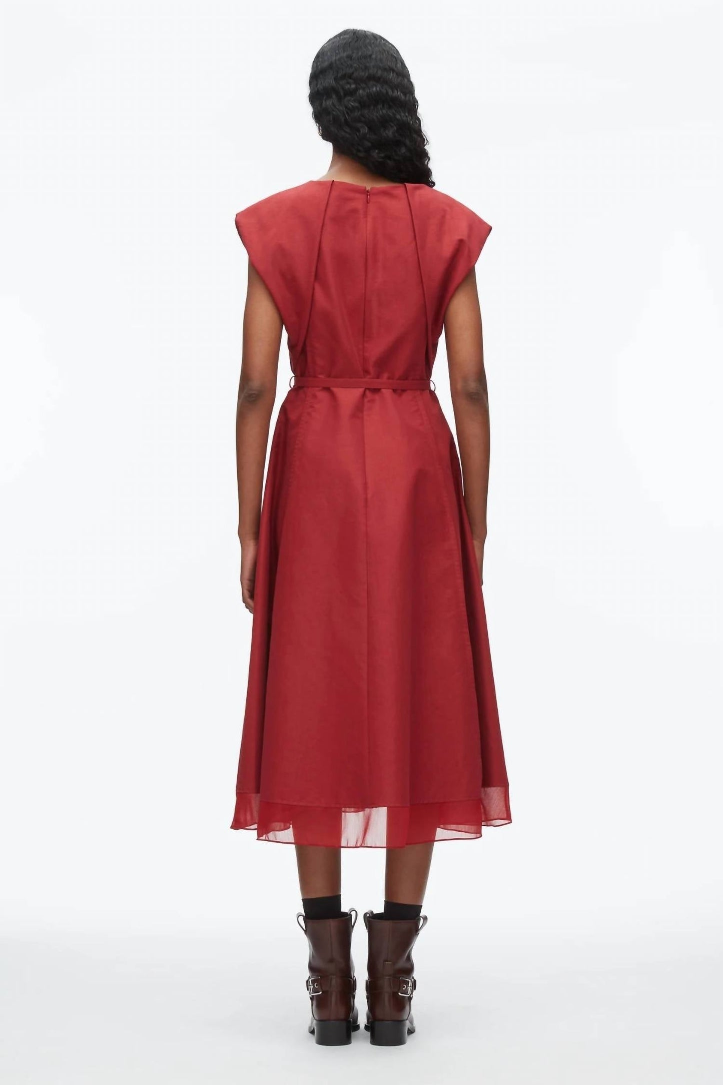3.1 Phillip Lim - Bow Midi Dress With Belt