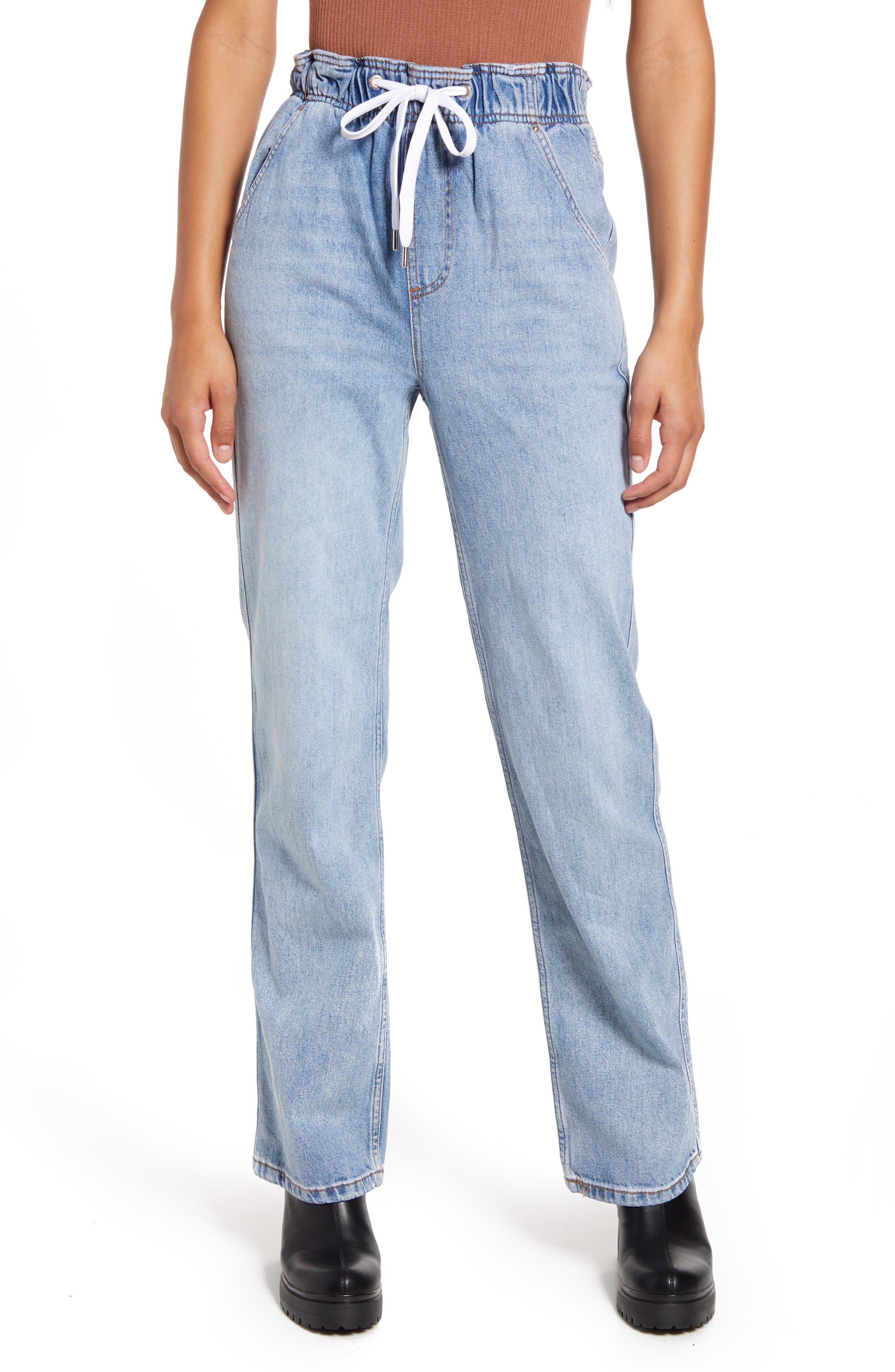 topshop-womens-high-waist-straight-leg-drawstring-jeans