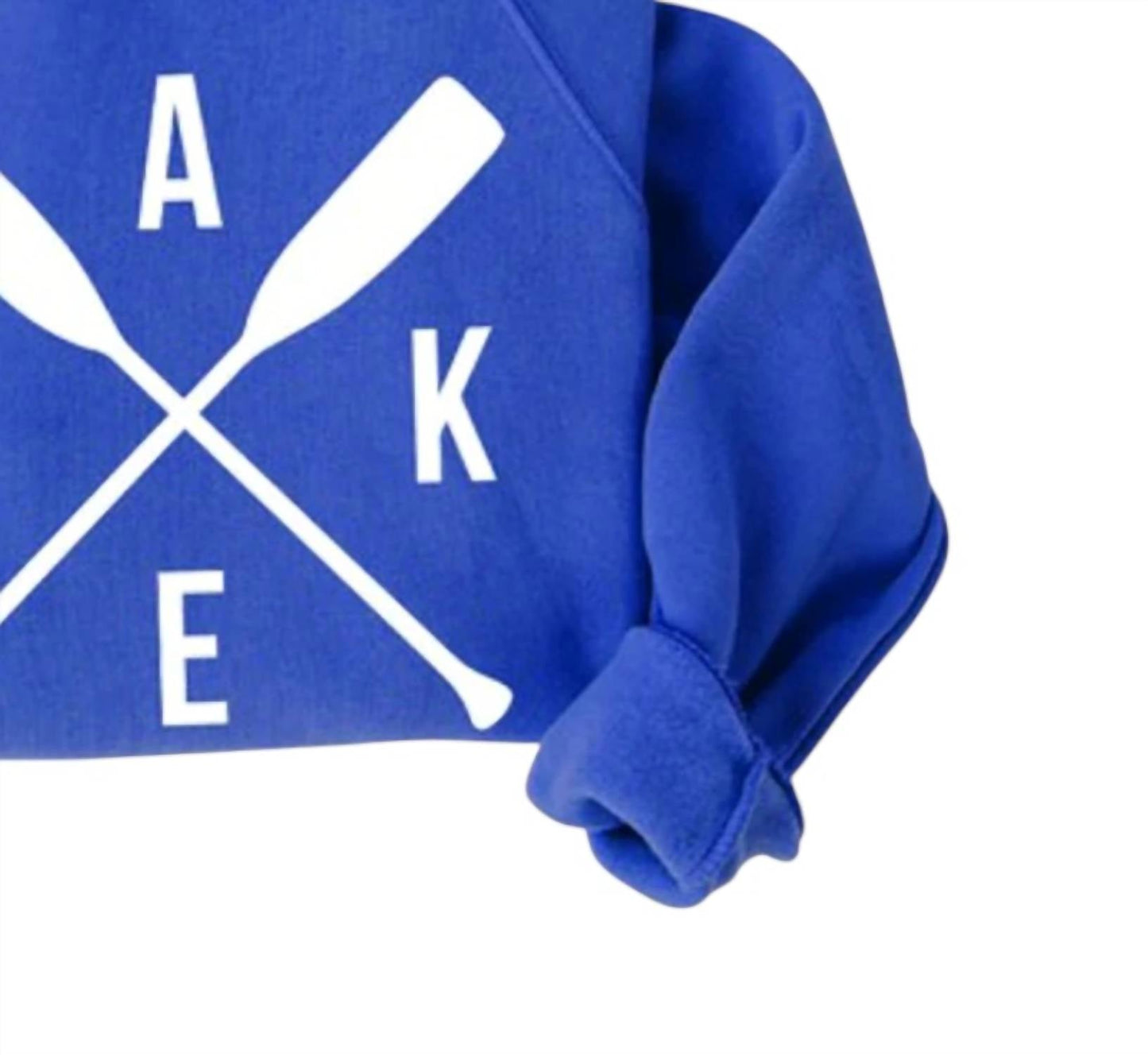 Kissed Apparel - Women's Lake Paddle Graphic Fleece Sweatshirt