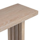 U_STYLE Uniquely Designed Oak Veneer Console Table